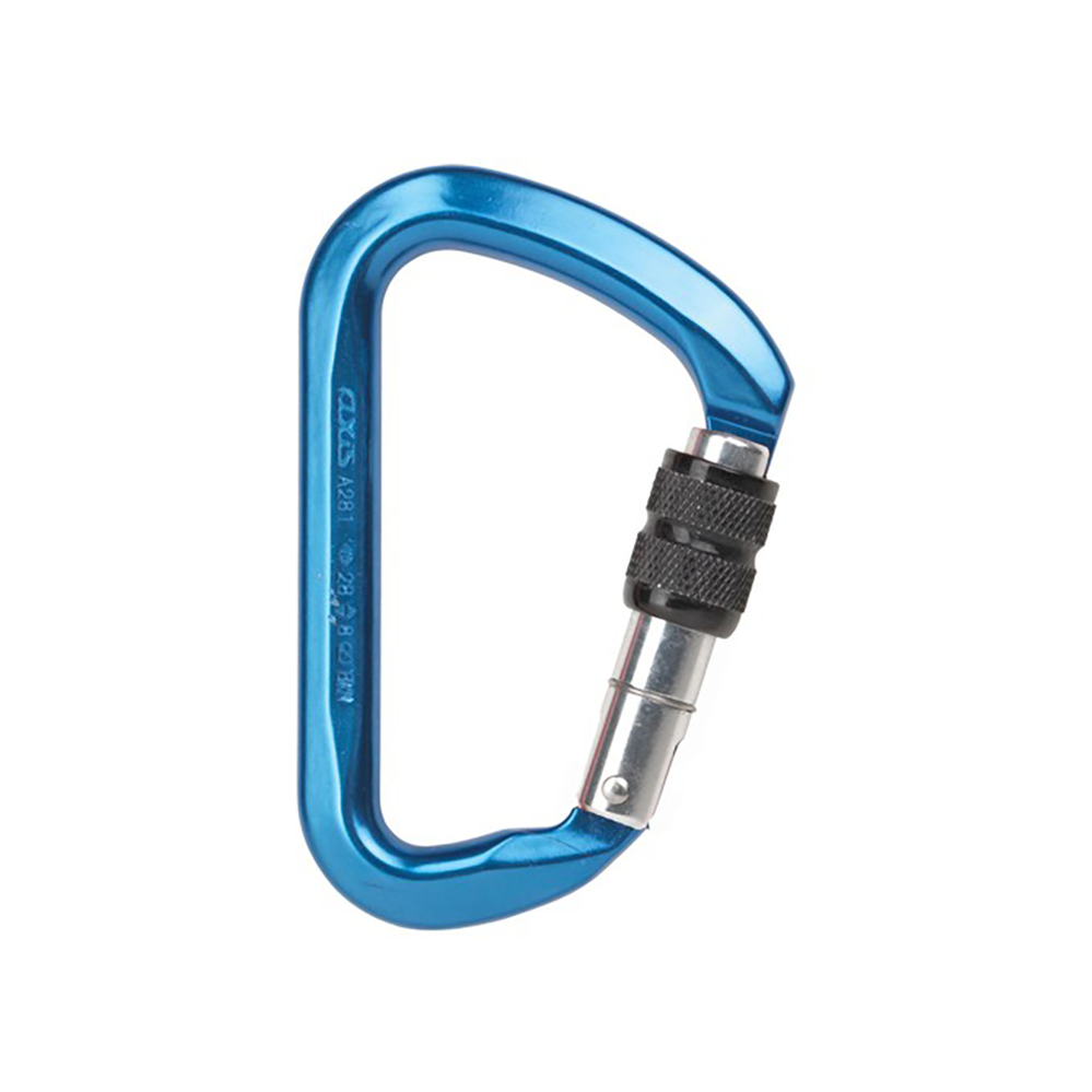 Axis 28kN Big D Screwgate (Blue) - EXURBIA