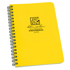 XR373-Rite-in-the-Rain-Side-Spiral-4-625-x-7-Polydura-Notebook-Universal-Yellow