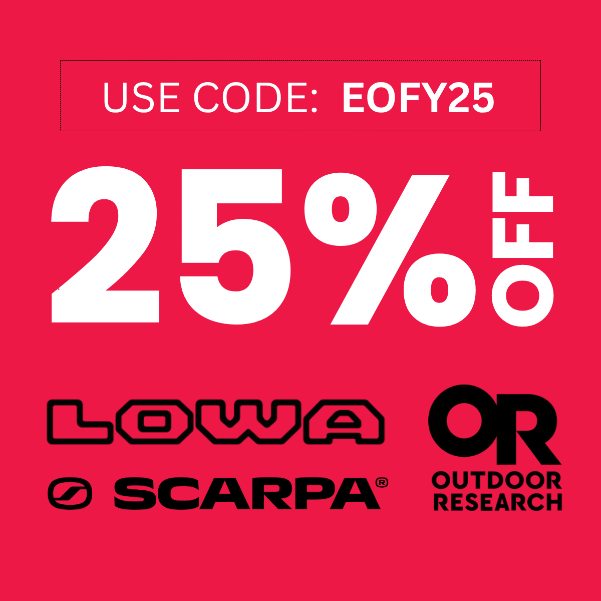 EOFY 25% OFF