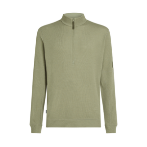 IB0A577U-M-Merino-260-Waffle-Knit-Wander-LS-Half-Zip-Lichen